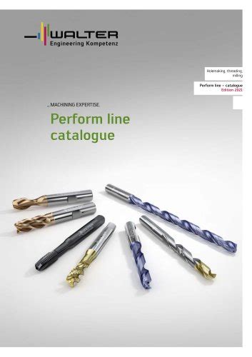 walter tooling catalog